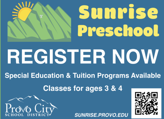 Sunrise Preschool. Register Now